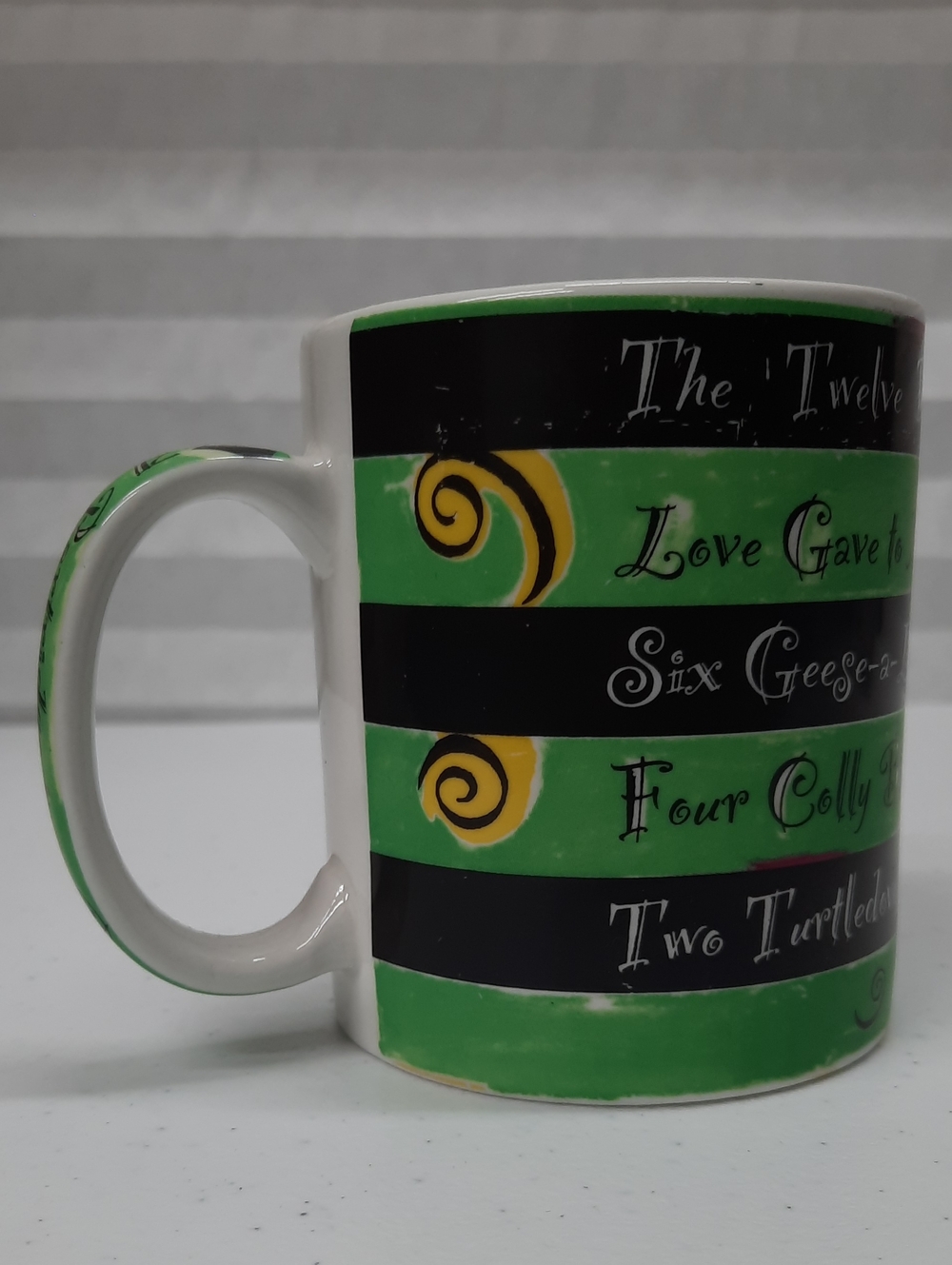 Starbucks Christmas Coffee Tea Mug Seasonal Holiday Themed 12 Days of Christmas